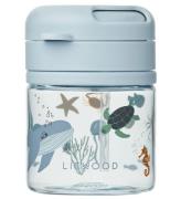 Liewood Kop m. Sugerør - Pavia - 280ml - Sea Creature/Sandy