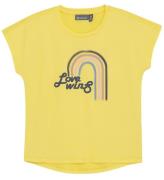 Color Kids T-shirt - Banana Cream m. Print