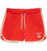 Vero Moda Girl Sweatshort - VmBrenda - Fiery Red/Cherryfic