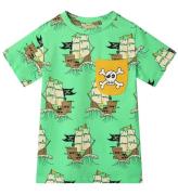 SmÃ¥folk T-shirt - Minty Green Tea m. Piratskibe