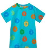 SmÃ¥folk T-shirt - Blue Atoll m. Ã?bler
