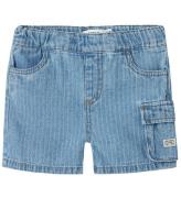 Name it Shorts - NmmRyan - Light Blue Denim/STRIPES