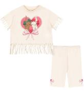 Konges Sløjd Shortssæt - T-shirt/Cykelshorts - Marah - Dew