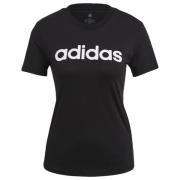 adidas T-Shirt Loungewear - Sort/Hvid Kvinde