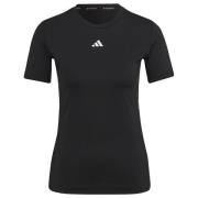 adidas Trænings T-Shirt Techfit - Sort/Hvid Kvinde