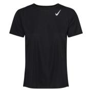 Nike Løbe T-Shirt Dri-FIT Race - Sort/Sølv Kvinde
