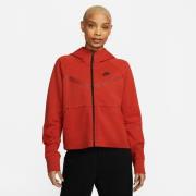 Nike Hættetrøje NSW Tech Fleece Windrunner - Rød/Sort Kvinde