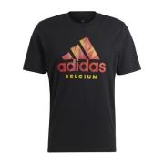 Belgien T-Shirt DNA Graphic - Sort