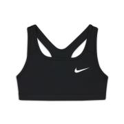 Nike Sports BH Swoosh - Sort/Hvid Kvinde