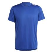 adidas Løbe T-Shirt Designed 4 Running - Blå/Sølv