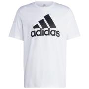 adidas T-Shirt Essentials Big Logo - Hvid/Sort