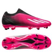 adidas X Speedportal .3 Laceless FG Own Your Football - Pink/Sølv/Sort