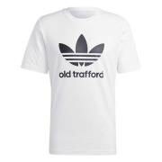 Manchester United T-Shirt Trefoil - Hvid/Sort