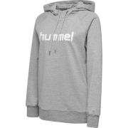 Hummel Go Cotton Logo Hættetrøje - Grå Kvinde