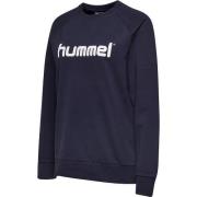 Hummel Go Cotton Logo Sweatshirt - Navy Kvinde
