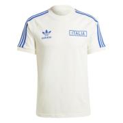 Italien T-Shirt OG 3-Stripes - Hvid/Blå
