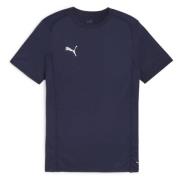 PUMA T-Shirt teamFINAL Casuals - Navy/Sølv