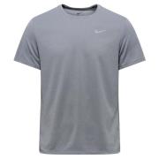 Nike Løbe T-Shirt Dri-FIT UV Miller - Grå/Sølv