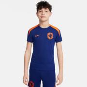 Holland Trænings T-Shirt Dri-FIT Strike EURO 2024 - Navy/Orange Børn