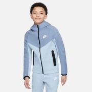Nike Hættetrøje NSW Tech Fleece 24 - Blå/Sort Børn