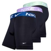 Nike Boxershorts 3-Pak - Sort/Grøn/Lilla/Blå