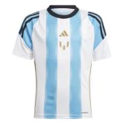 adidas Trænings T-Shirt Messi Triunfo Dorado - Hvid/Blå Børn
