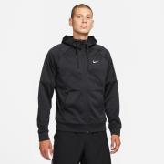 Nike Hættetrøje Therma-FIT Fitness Full Zip - Sort/Hvid