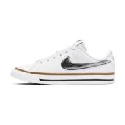 Nike Court Legacy Big Kids' Shoes WHITE/BLACK-DESERT OCHRE-GUM LIGHT