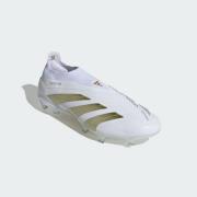 adidas Predator Elite Laceless FG Day Spark - Hvid/Guld/Hvid