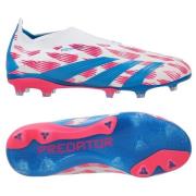 adidas Predator Elite Laceless FG Reemergence - Hvid/Blå/Pink Børn