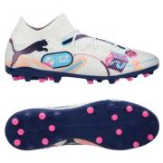 PUMA Future 7 Match MG Volume Up - Hvid/Blå/Pink/Orange